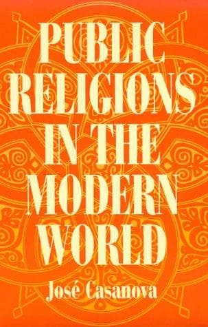 Cover of Public religions in the modern world by José Casanova