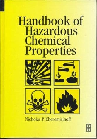 Cover of Handbook of Hazardous Chemical Properties by Nicholas P. Cheremisinoff