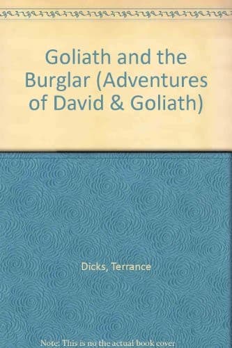 Cover of Goliath and the burglar by Terrance Dicks