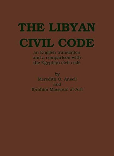 Cover of The Libyan civil code by Libya