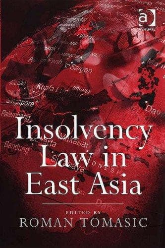 Cover of Insolvency law in East Asia by Roman Tomasic