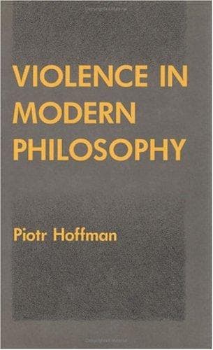 Cover of Violence in modern philosophy by Piotr Hoffman