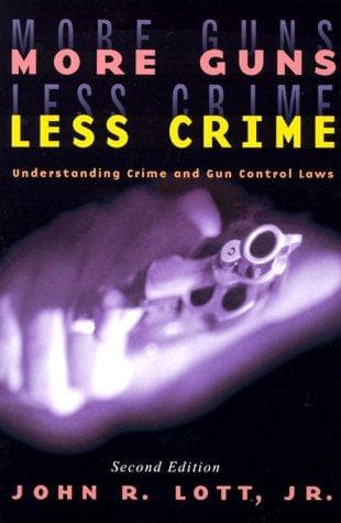 Cover of More guns, less crime by John R. Lott