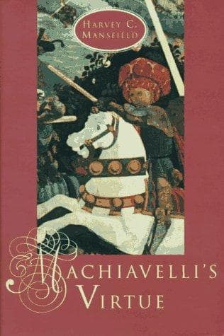 Cover of Machiavelli's virtue by Harvey Claflin Mansfield