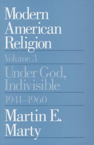 Cover of Modern American religion by Marty, Martin E