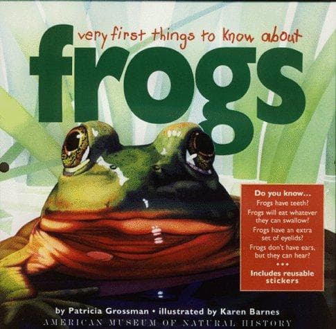 Cover of Very first things to know about frogs by Patricia Grossman