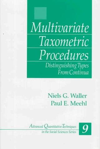 Cover of Multivariate taxometric procedures by Niels G. Waller