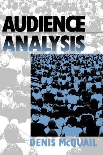 Cover of Audience analysis by Denis McQuail