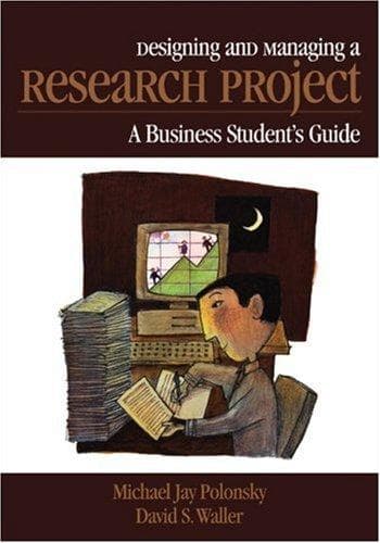 Cover of Designing and managing a research project by Michael J. Polonsky