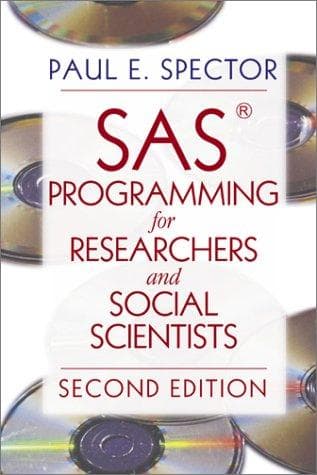 Cover of SAS programming for researchers and social scientists by Paul E. Spector