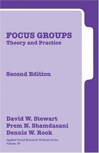 Cover of Focus groups by David W. Stewart