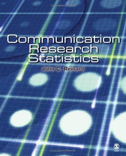 Cover of Communication research statistics by John C. Reinard
