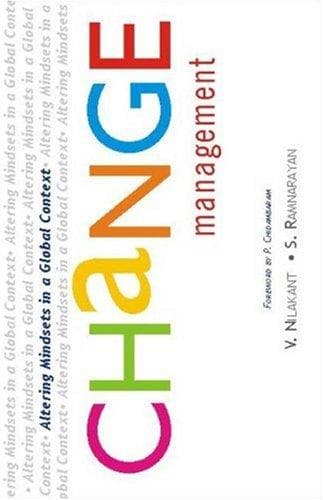 Cover of Change management by V. Nilakant