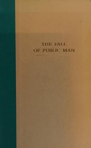 Cover of The Fall of Public Man by Richard Sennett