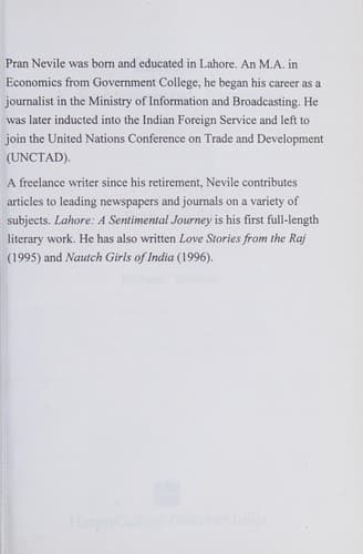 Cover of Lahore by Pran Nevile