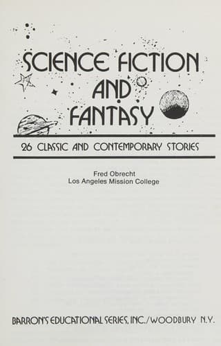 Cover of Science Fiction and Fantasy by Fred Obrecht