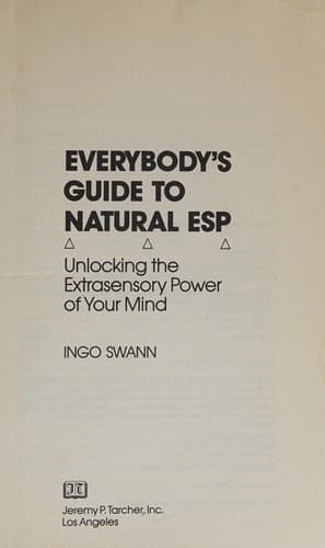 Cover of Everybody's Guide to Natural ESP by Ingo Swann