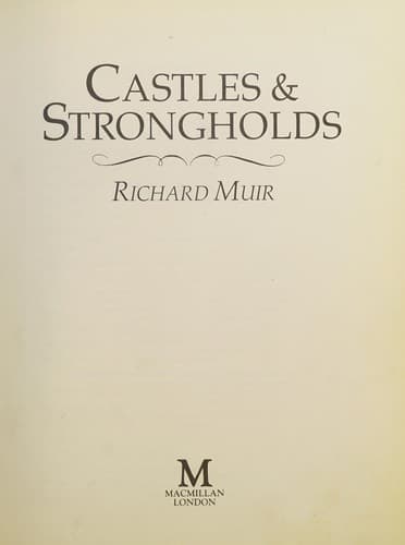 Cover of Castles & strongholds by Richard Muir