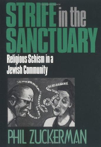Cover of Strife in the sanctuary by Phil Zuckerman