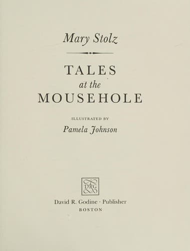 Cover of Tales at the mouse hole by Mary Stolz