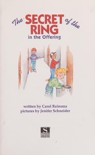 Cover of The secret of the ring in the offering by Carol Reinsma
