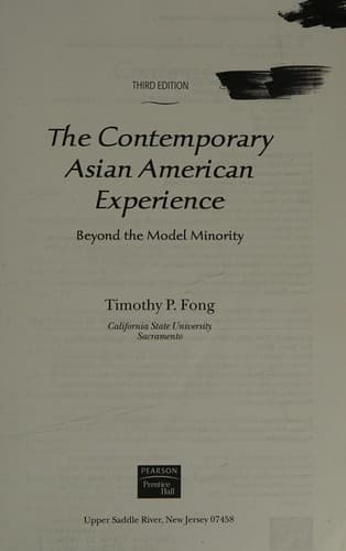 Cover of The contemporary Asian American experience by Timothy P Fong