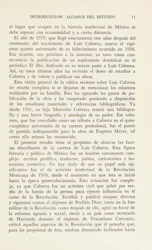 Cover of Luis Cabrera, un intelectual de la Revolución Mexicana by Gabriella De Beer