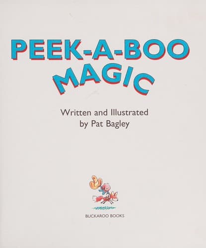 Cover of Peek-a-boo magic by Pat Bagley