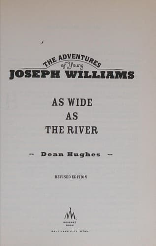 Cover of As wide as the river by Dean Hughes