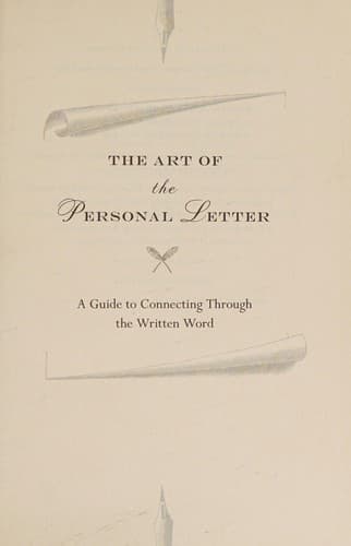 Cover of The art of the personal letter by Margaret Shepherd