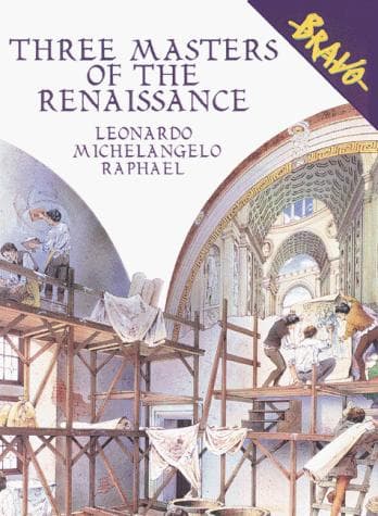 Cover of Three masters of the Renaissance by Claudio Merlo