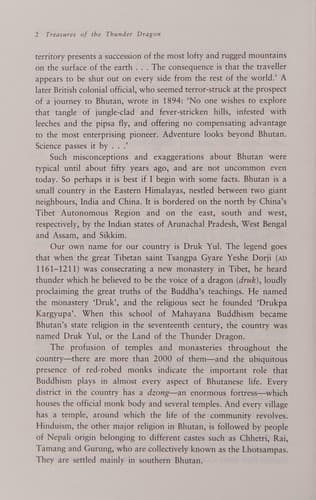 Cover of Treasures of the thunder dragon by Ashi Dorji Wangmo Wangchuck Queen, Consort of Jigme Singye Wangchuck, King of Bhutan