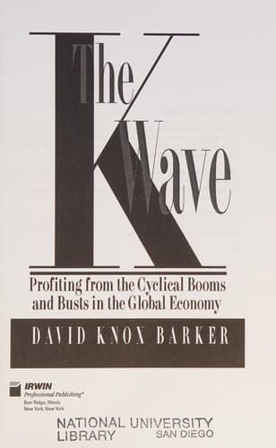 Cover of The K Wave by David Knox Barker