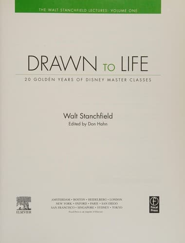 Cover of Drawn to life by Walt Stanchfield