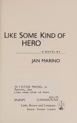 Cover of Like some kind of hero by Jan Marino