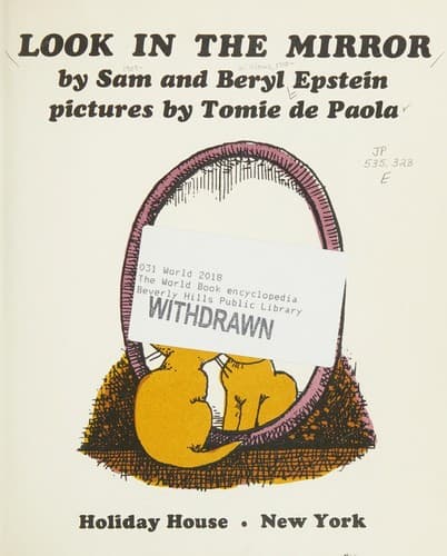 Cover of Look in the Mirror by Sam Epstein