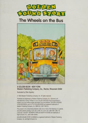 Cover of The wheels on the bus by Ellen Appleby