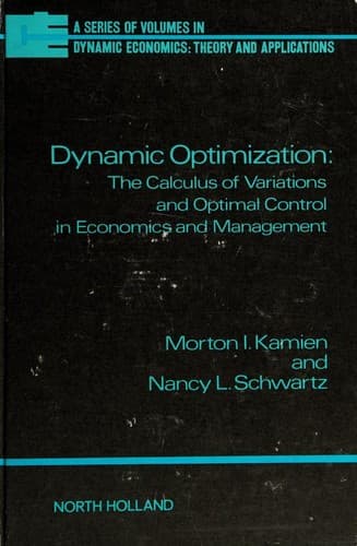 Cover of Dynamic Optimization by Morton I. Kamien