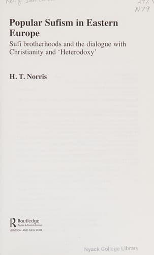 Cover of Popular Sufism in Eastern Europe by H. T Norris