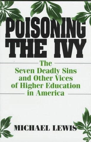 Cover of Poisoning the ivy by Michael Lewis