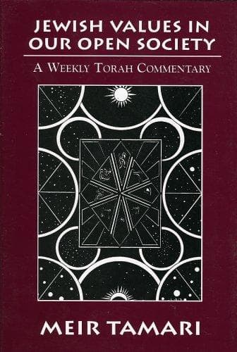 Cover of Jewish Values in our Open Society by Meir Tamari