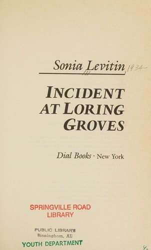 Cover of Incident at Loring Groves by Sonia Levitin