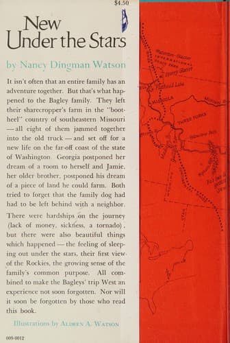 Cover of New under the stars by Nancy Dingman Watson