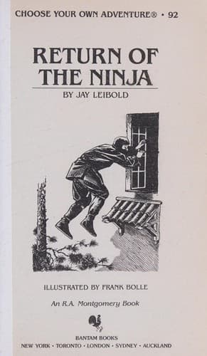 Cover of Choose Your Own Adventure - Return of the Ninja by Jay Leibold