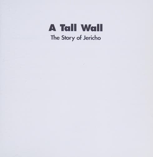 Cover of A tall wall by Patricia L. Nederveld