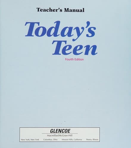 Cover of Today's teen by Joan Kelly-Plate