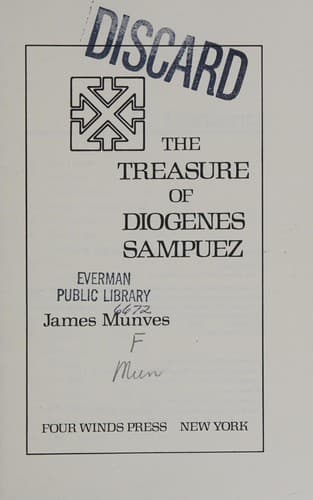 Cover of The treasure of Diogenes Sampuez by James Munves