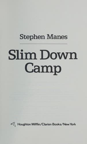 Cover of Slim Down Camp by Stephen Manes