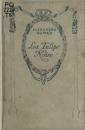 Cover of La tulipe noire by Alexandre Dumas