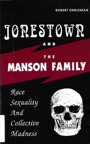 Cover of Jonestown and the Manson family by Robert Endleman